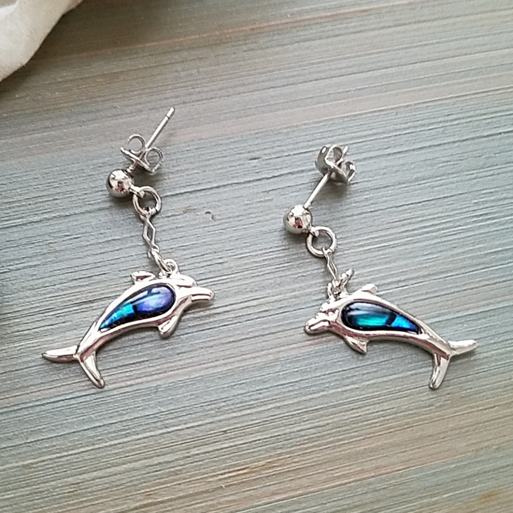 Lord & Taylor Dolphin Post Earrings